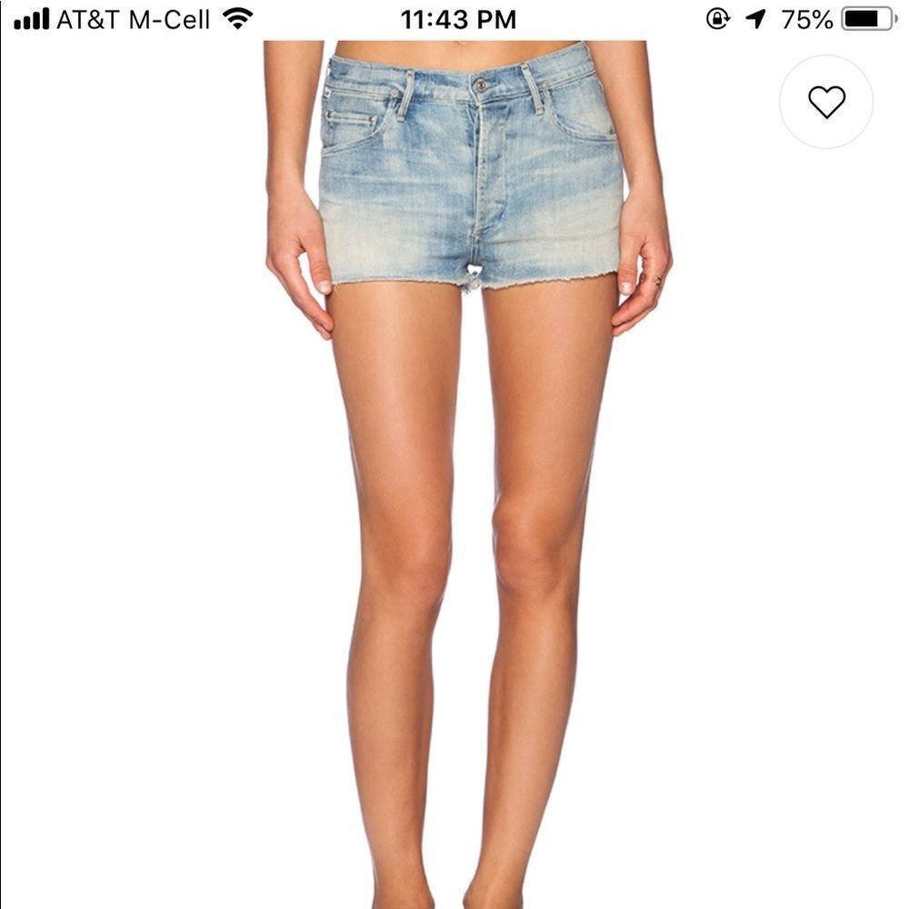 COH premium vintage Chloe cut off shorts